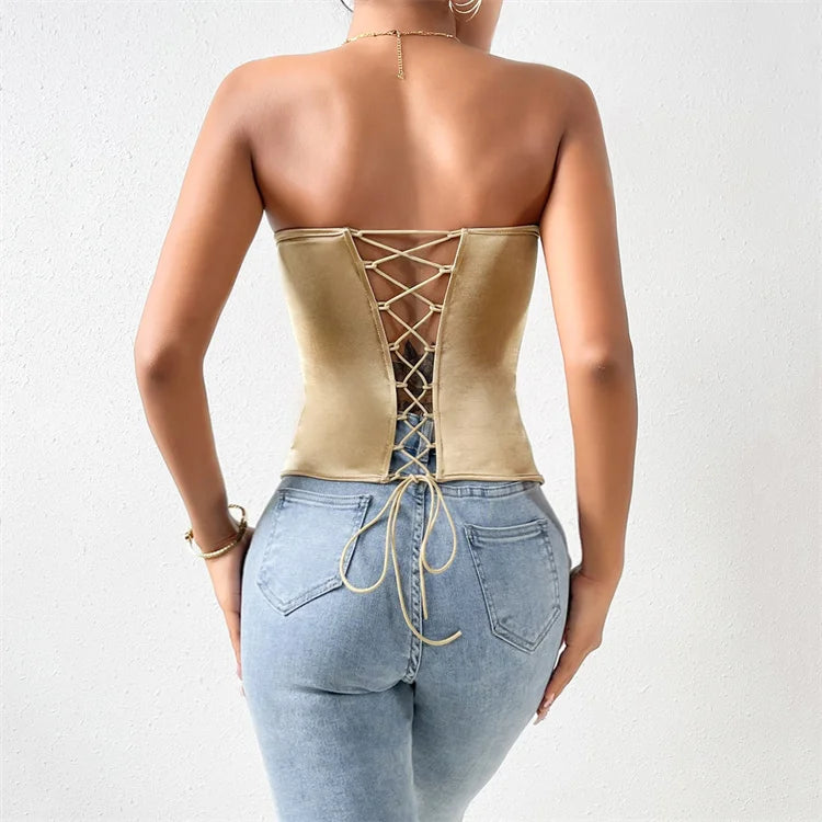 Women's Open Back Style Top